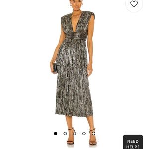 Sabina Musayev OPHELIA DRESS IN BLACK